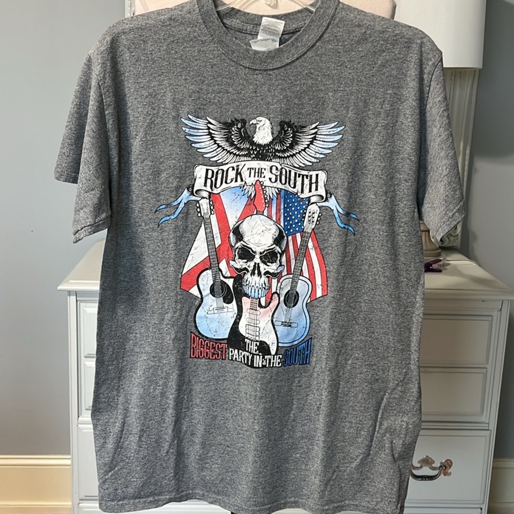 Rock the South T Shirt Womens Mens Medium Cotton